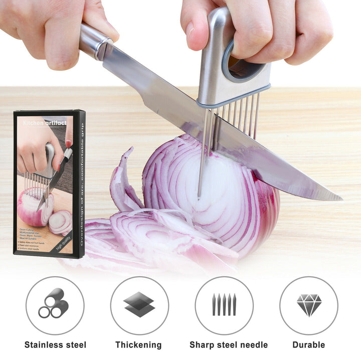 Transform Your Kitchen Experience with the Onion Holder Slicer
