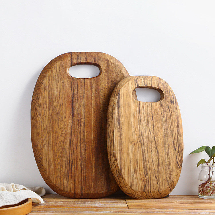 Zebra Wood Kitchen Round Cutting Board