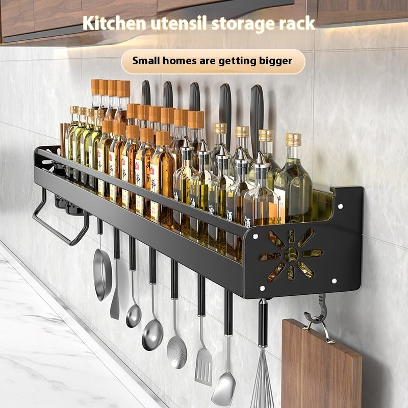 Kitchen Storage Rack Punch-free