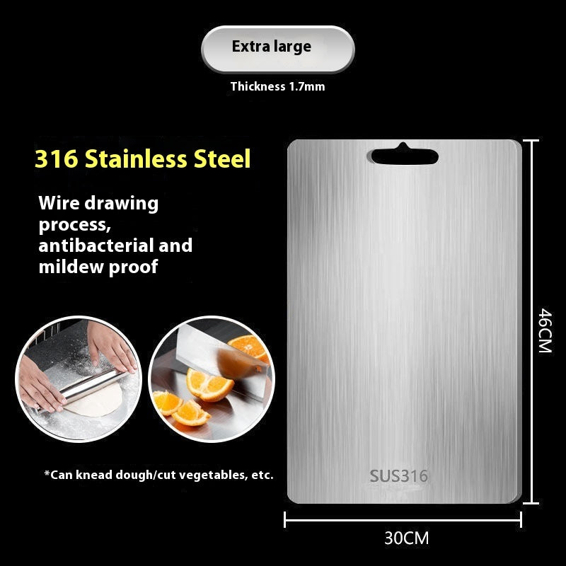 316 Stainless Steel Thickened Cutting Board