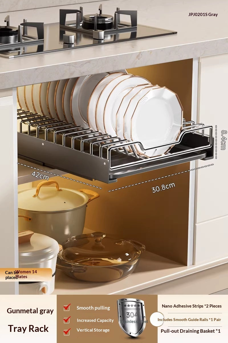 Stainless Steel Kitchen Cabinet Pull-out