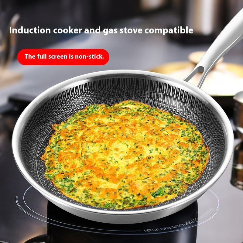 Household Stainless Steel Frying Thickened Pan