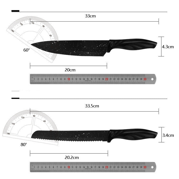 Full Set Of 17 Stainless Steel Knives