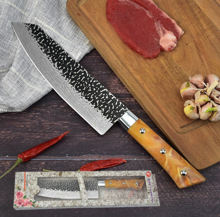 Stainless Chef's Knife Marbled Handle
