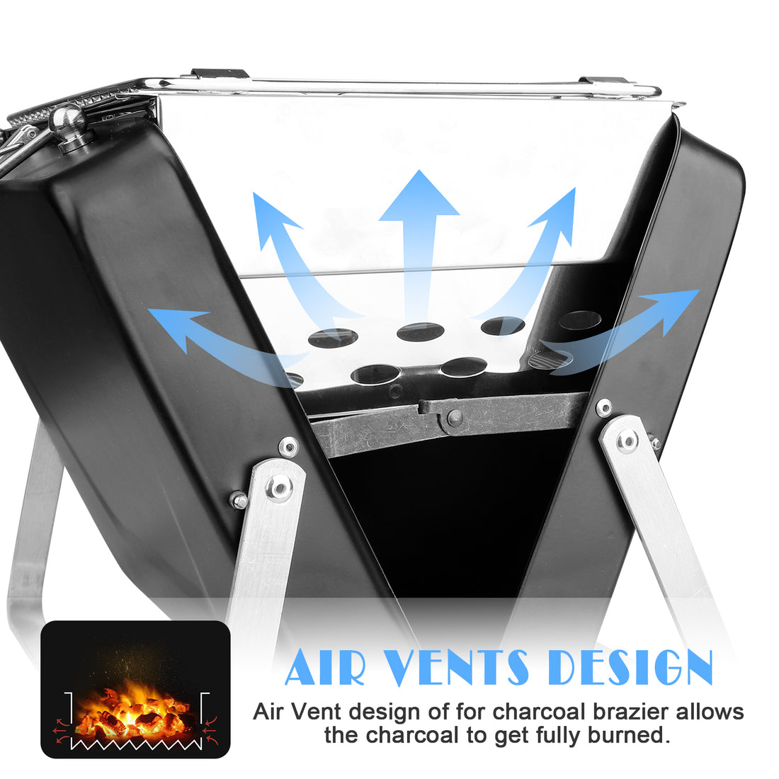 Outdoor Folding Mini barbecue grill
