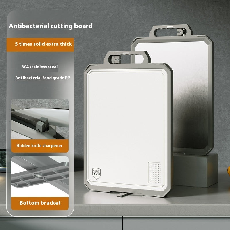 Double-sided Antibacterial Stainless Steel Cutting Board