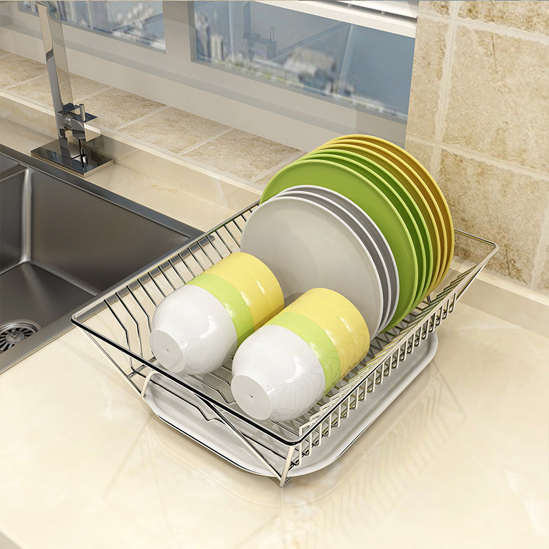 Kitchen Shelf Stainless Steel Dish Drain Rack