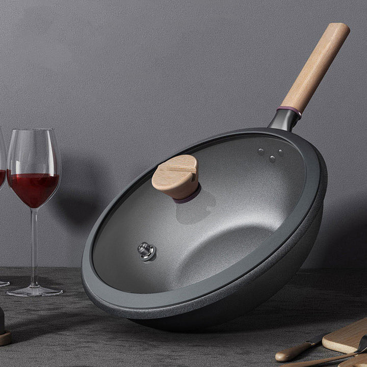 Anti Overflow And Non Stick Household Frying Pan