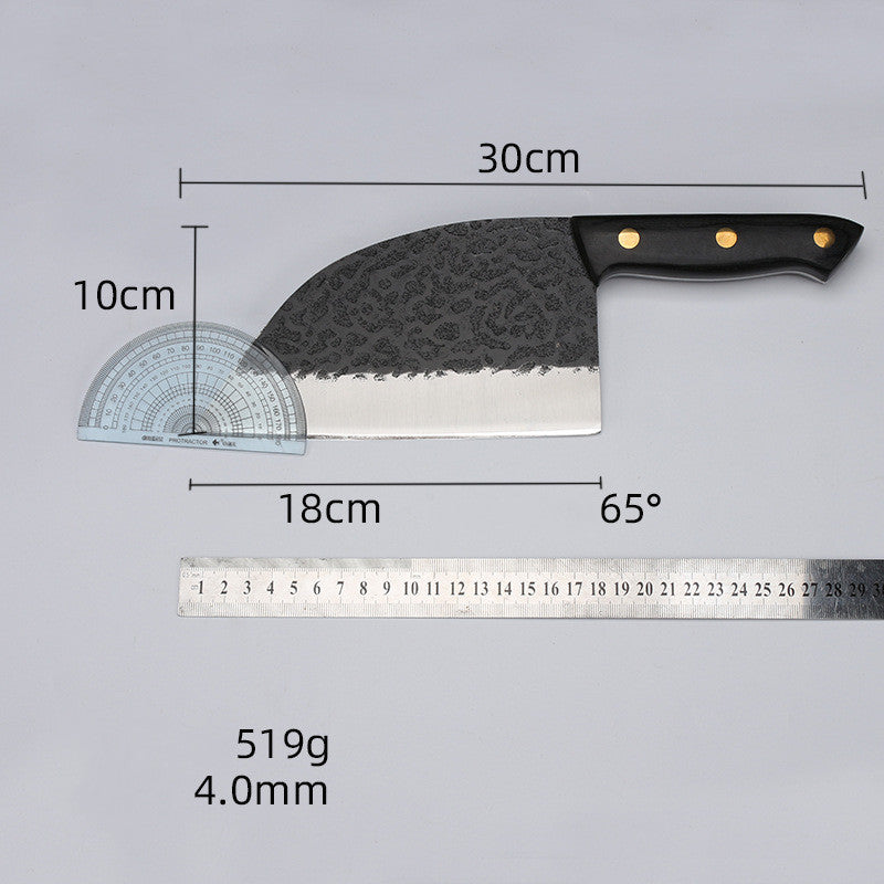 Forged Hammered Retro Cut Bones Kitchen Knives