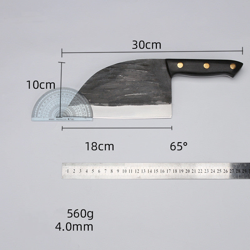 Forged Hammered Retro Cut Bones Kitchen Knives