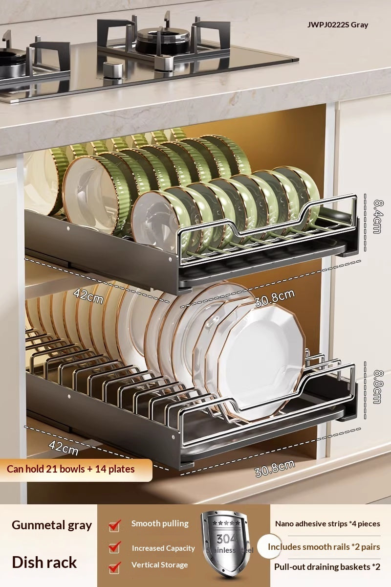 Stainless Steel Kitchen Cabinet Pull-out