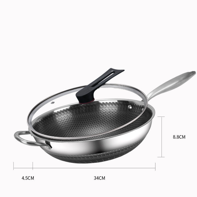 Stainless Steel Frying Pan Three Layers