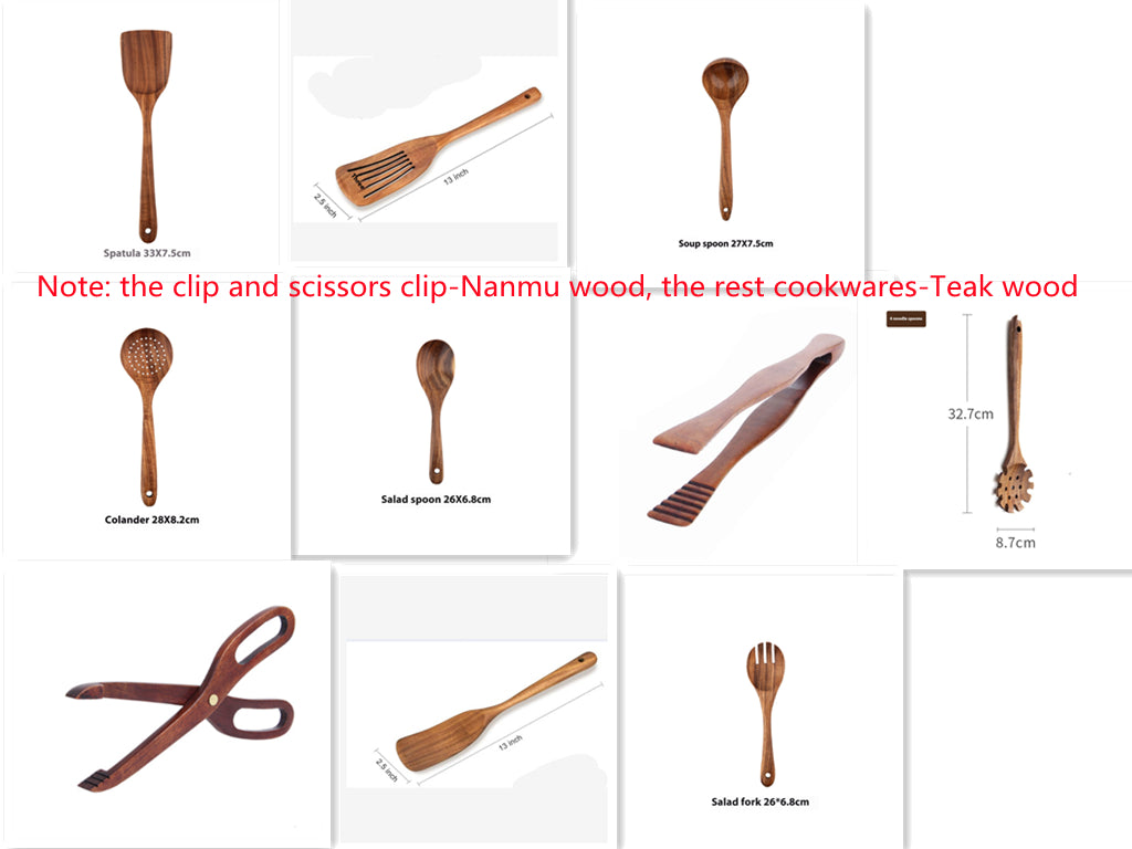 Teak Wood Non Stick Cookware