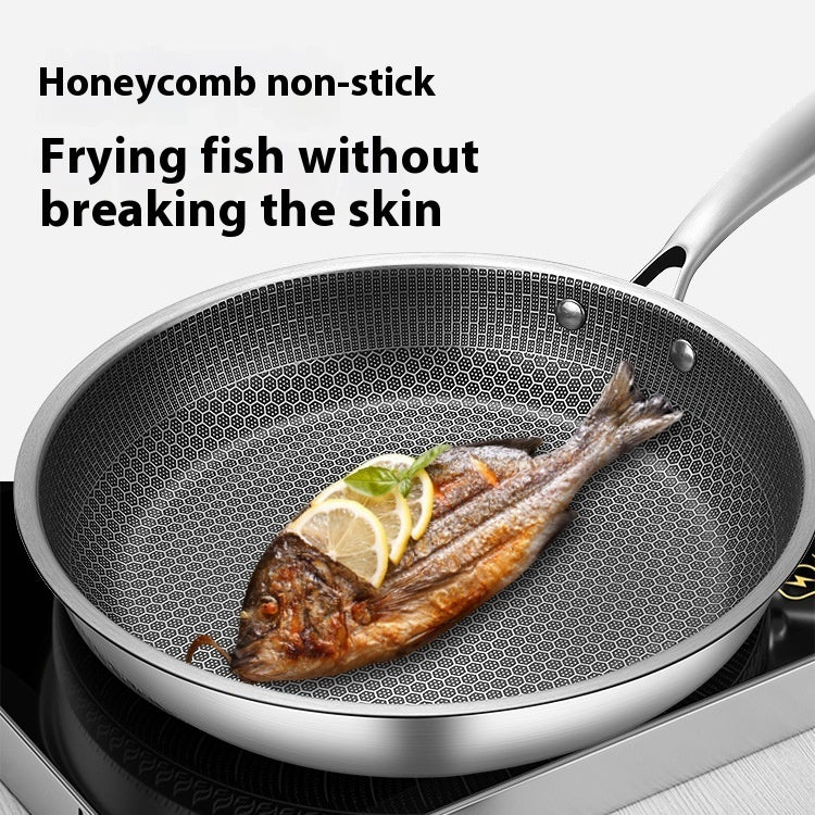 Full Screen Honeycomb Frying Pan