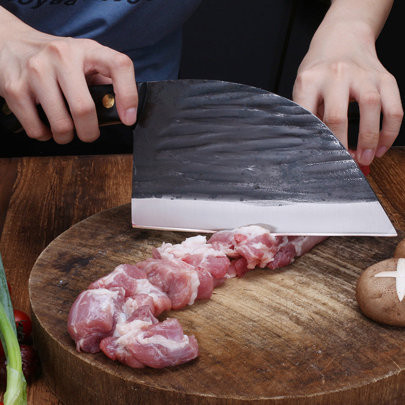 Forged Hammered Retro Cut Bones Kitchen Knives