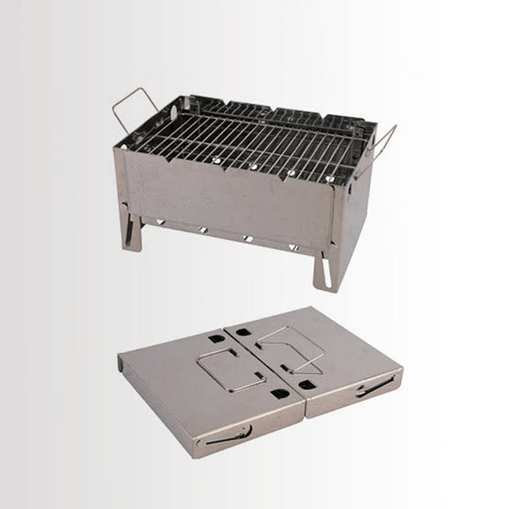 Outdoor portable charcoal grill stove