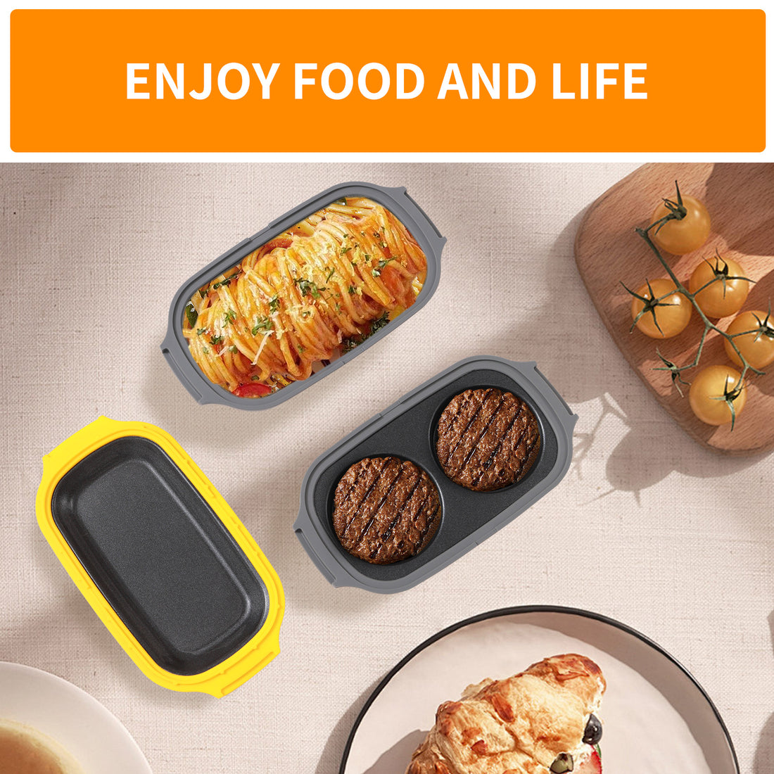 Nonstick Handheld Microwave Cookware