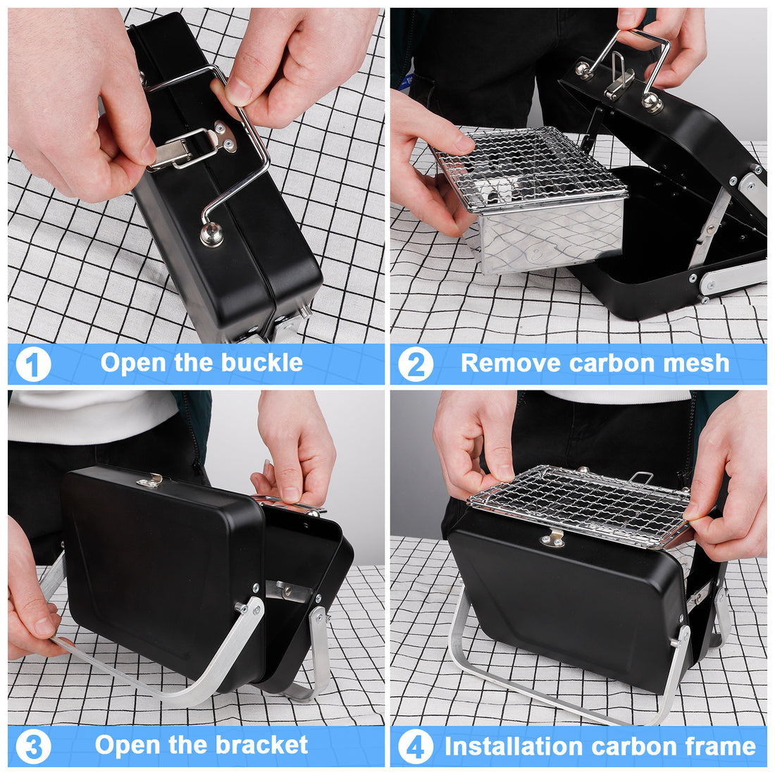 Outdoor Folding Mini barbecue grill