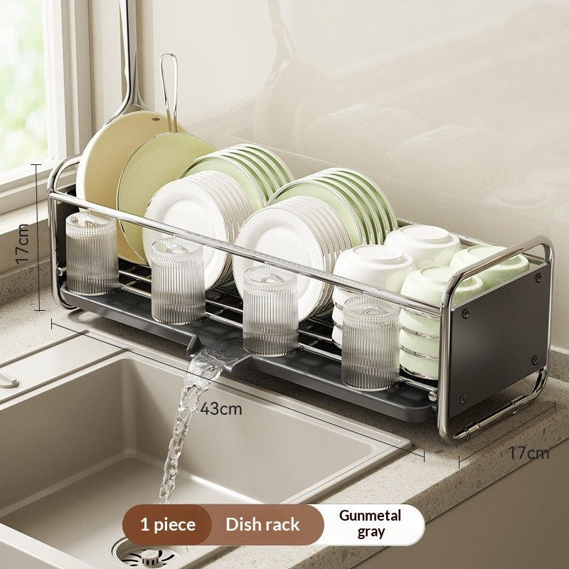 Narrow Kitchen Rack For Storing Bowls