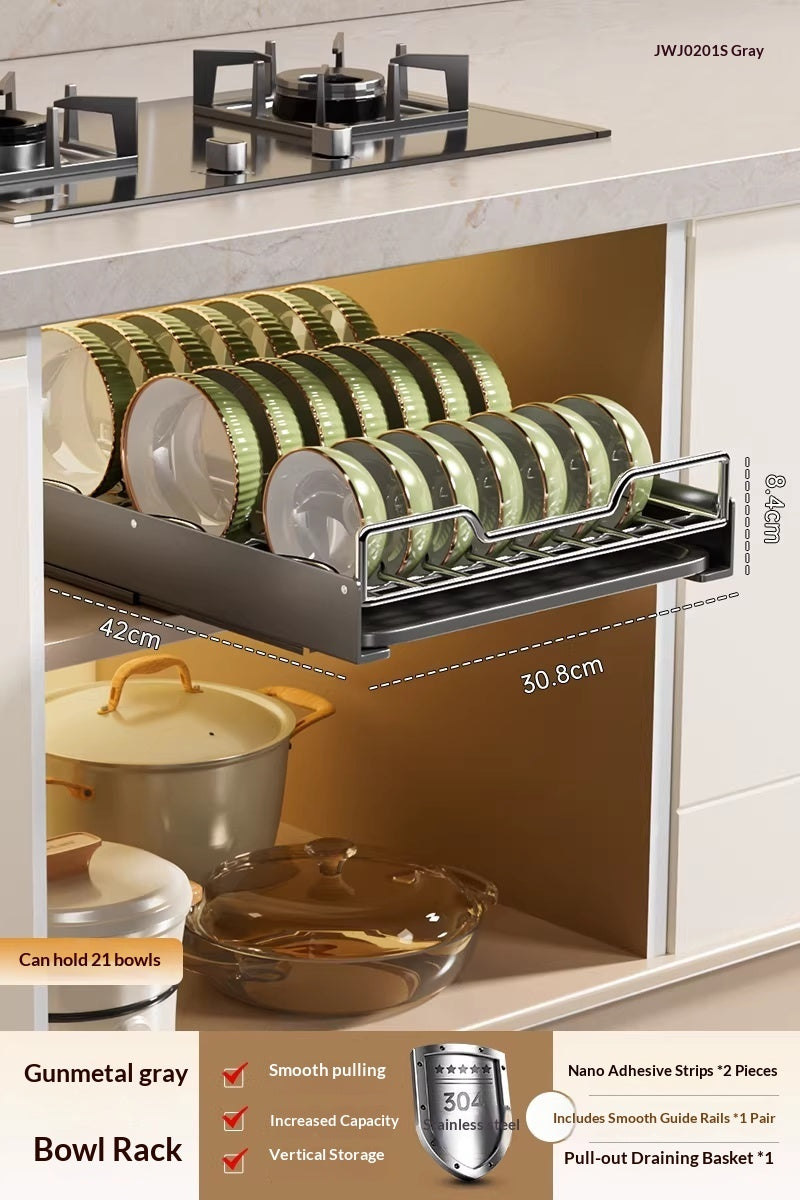 Stainless Steel Kitchen Cabinet Pull-out