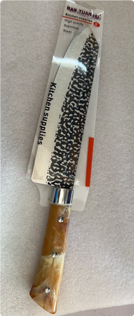 Stainless Chef's Knife Marbled Handle