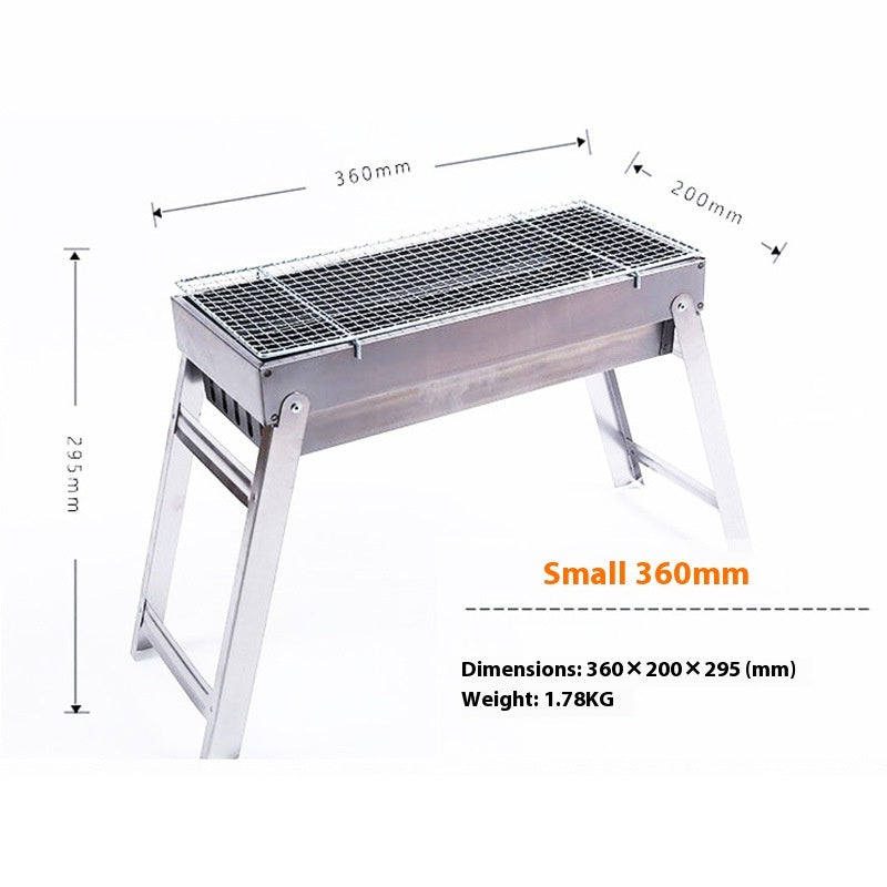 Folding Charcoal Portable Barbecue Grill