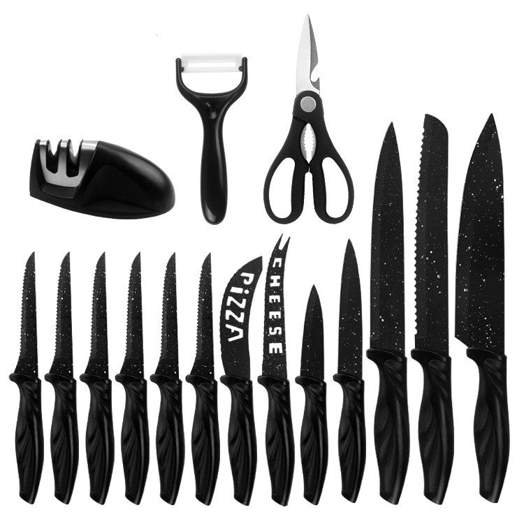 Full Set Of 17 Stainless Steel Knives