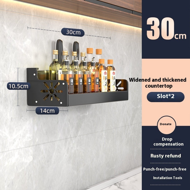 Kitchen Storage Rack Punch-free