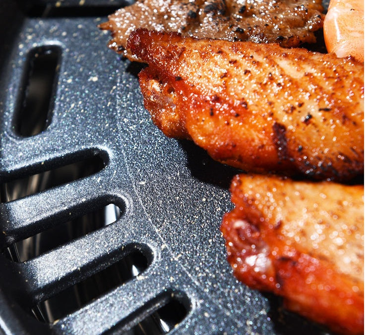 Korean Stainless Steel Charcoal Barbecue Grill