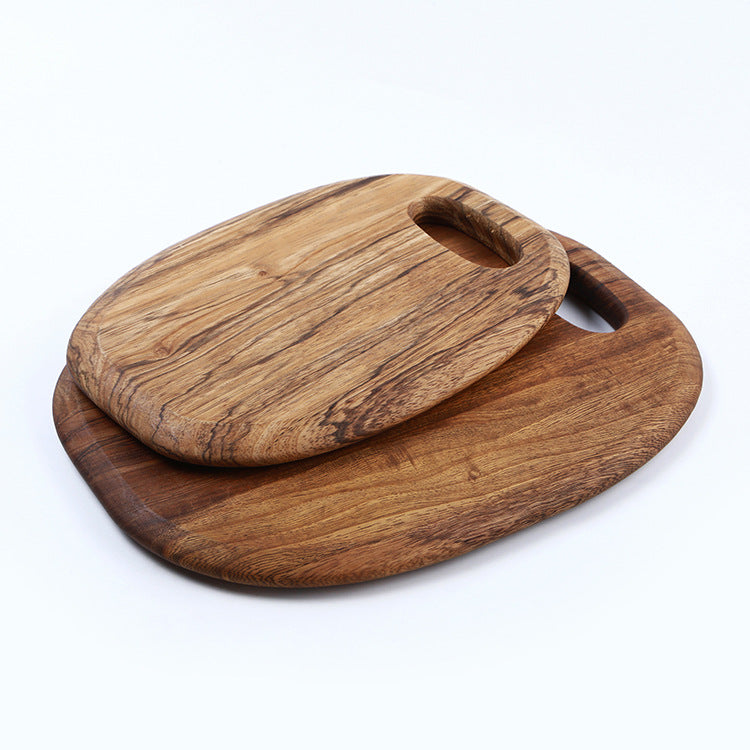 Zebra Wood Kitchen Round Cutting Board