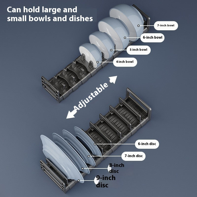 Kitchen Bowl Dish Tableware Storage Rack