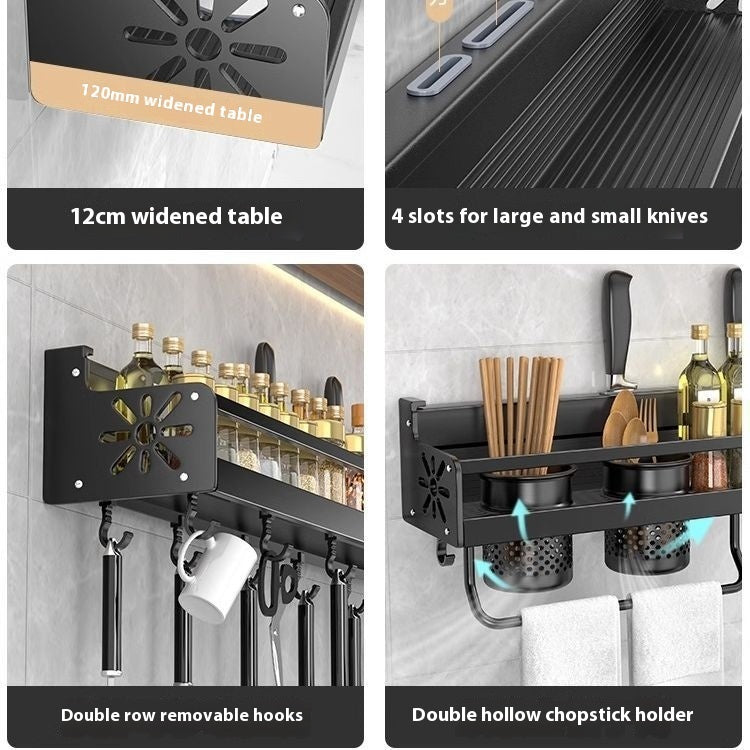 Kitchen Storage Rack Punch-free