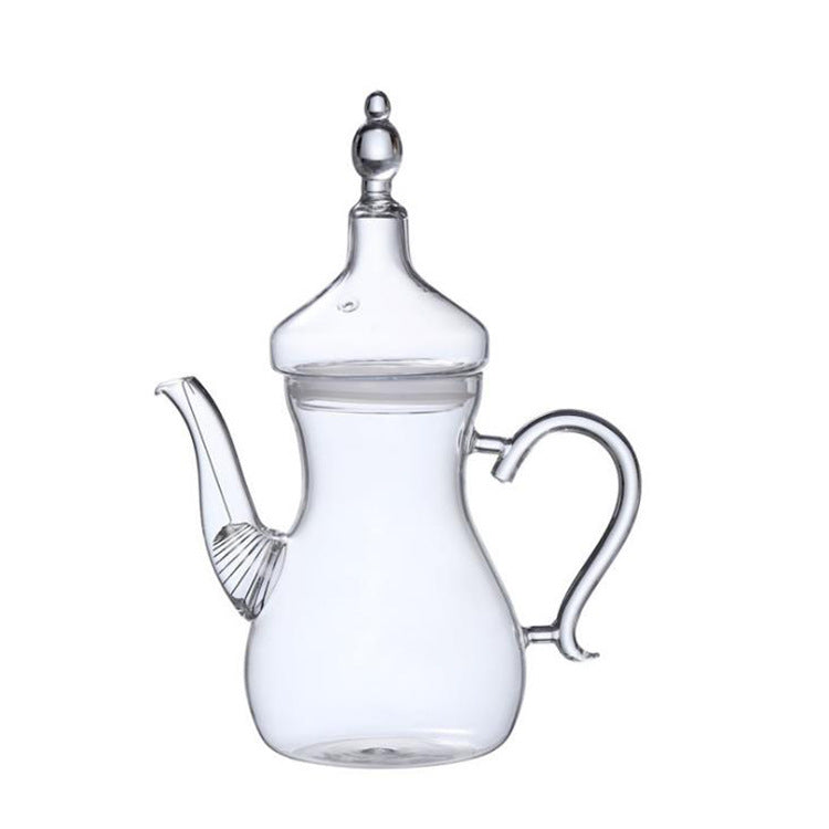 Borosilicate Transparent Arabic Glass Pot