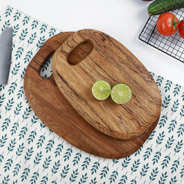 Zebra Wood Kitchen Round Cutting Board