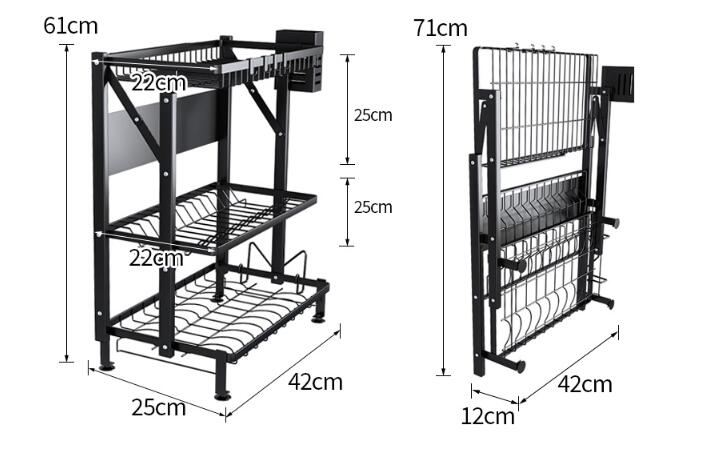 Kitchen Supplies Storage Rack Stainless Steel