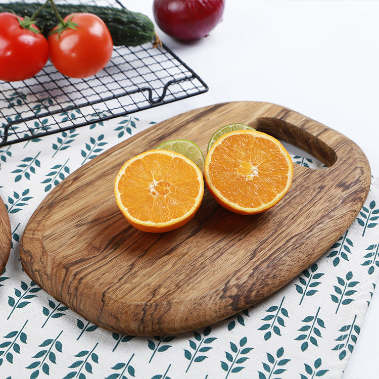 Zebra Wood Kitchen Round Cutting Board