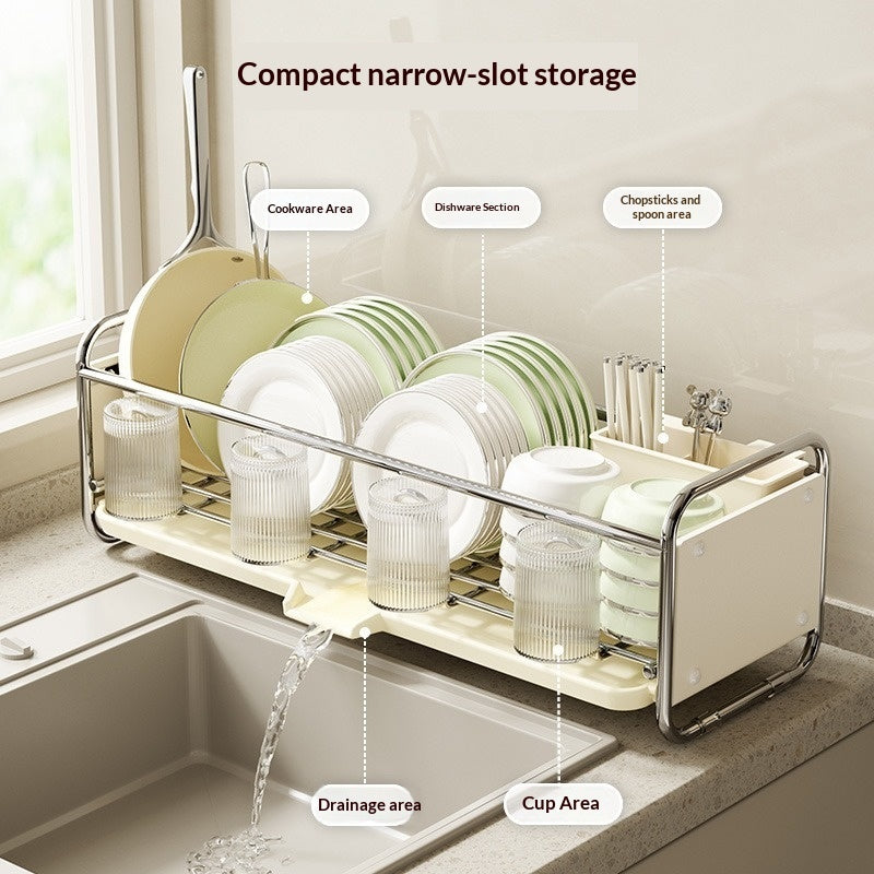Narrow Kitchen Rack For Storing Bowls