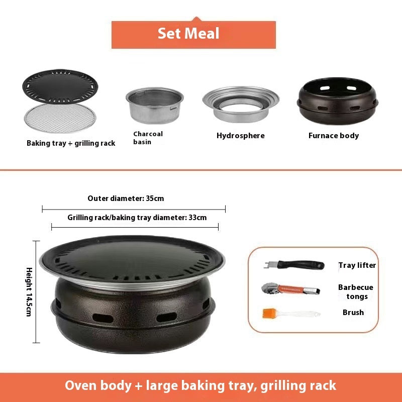 Household Outdoor Portable Barbecue Oven