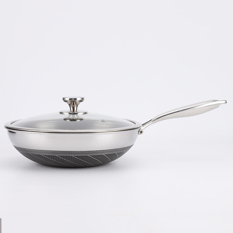Double-sided Honeycomb Frying Pan