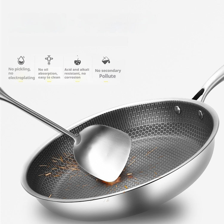 Full Screen Honeycomb Frying Pan
