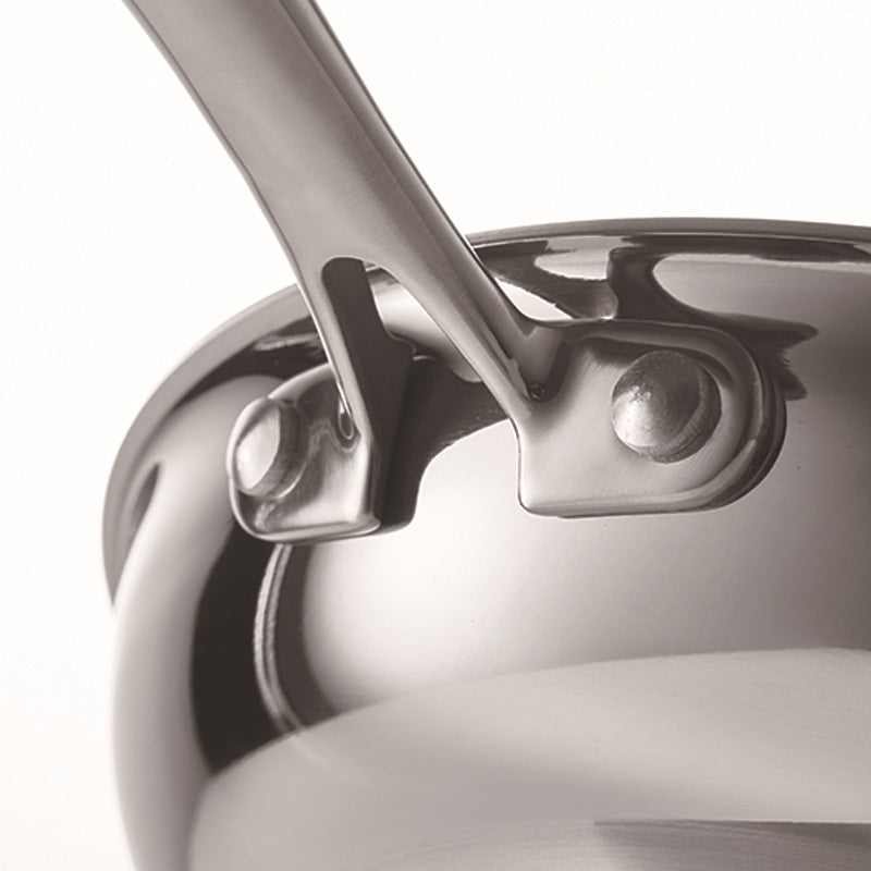 Stainless Steel Non-coated Frying Pan
