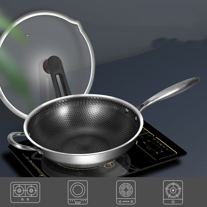 Stainless Steel Frying Pan Three Layers