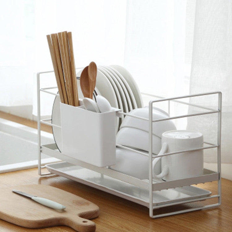 Drain Dish Rack Kitchen Household Dishes