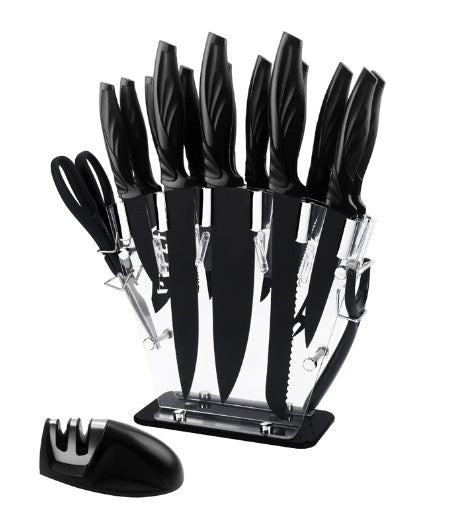Full Set Of 17 Stainless Steel Knives