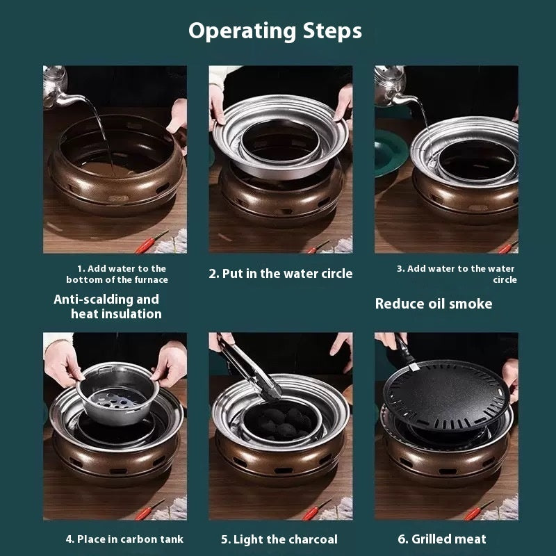 Household Outdoor Portable Barbecue Oven