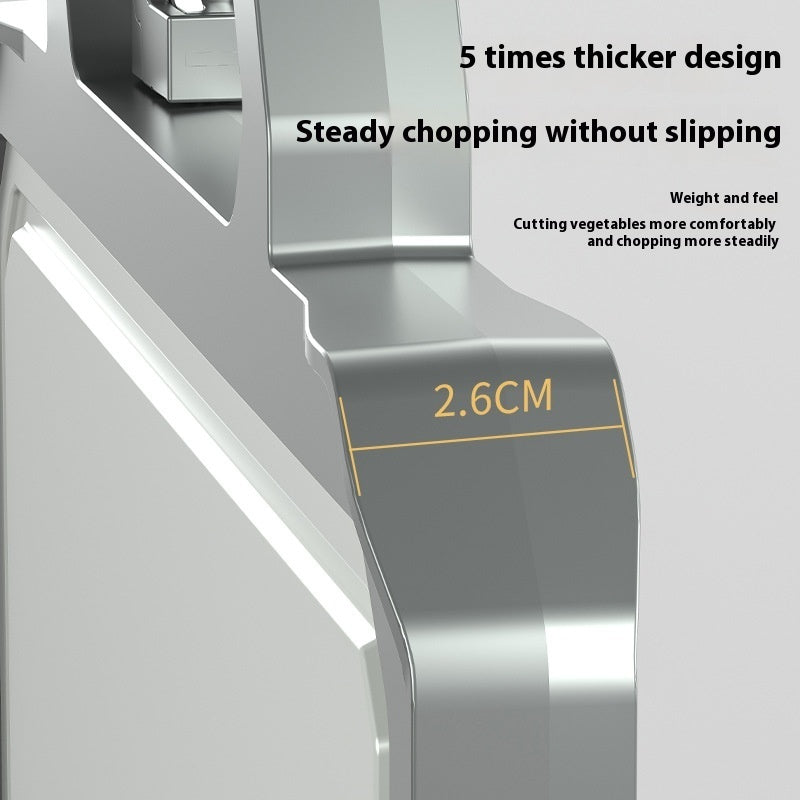 Double-sided Antibacterial Stainless Steel Cutting Board