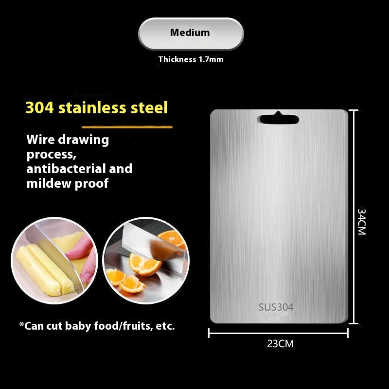 316 Stainless Steel Thickened Cutting Board