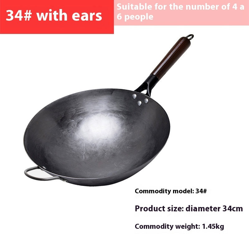 Non-coated Handmade Non-stick Frying Pan
