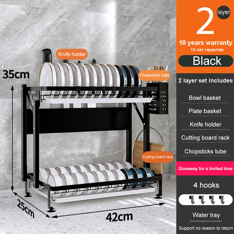 Kitchen Supplies Storage Rack Stainless Steel